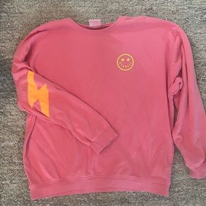 starfit pink sweatshirt